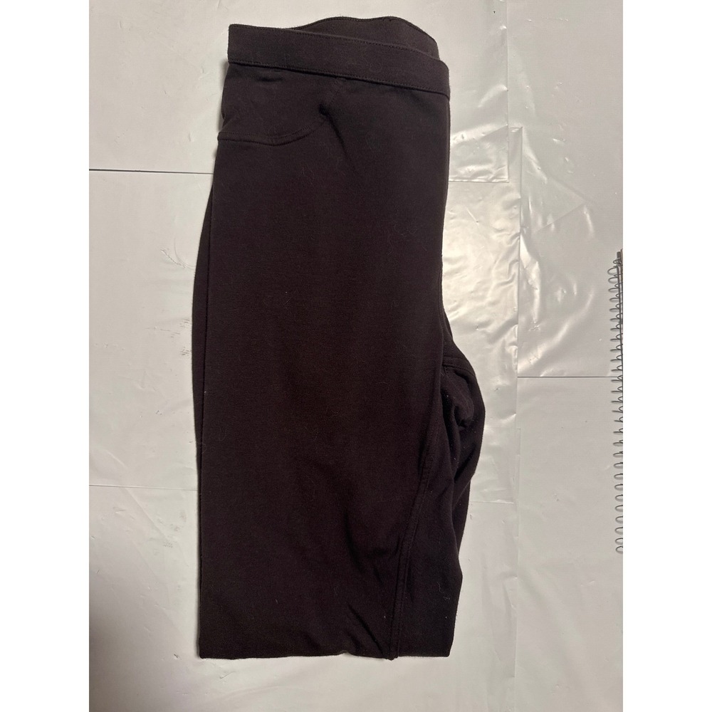 Simply Noelle Womens S/M Black Zipper Ankle Casual Comfort Leggings Pants